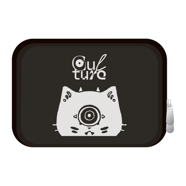 Culture PINS SET with neko GADGET CASE カルチャーピンズセット ネコ