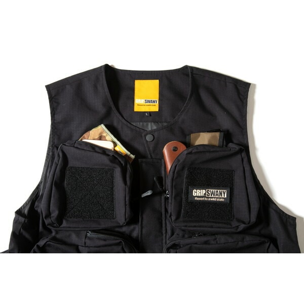 Grip Swany FP Mil Vest Black [グリップスワニー]