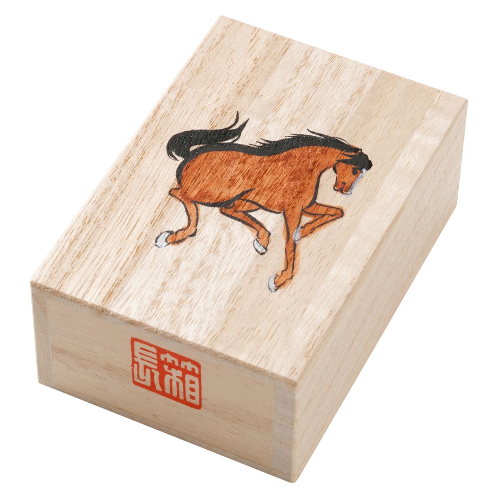 宝石・アクセサリー・へその緒入れ 干支：戌（いぬ） 桐箱 箱長の桐