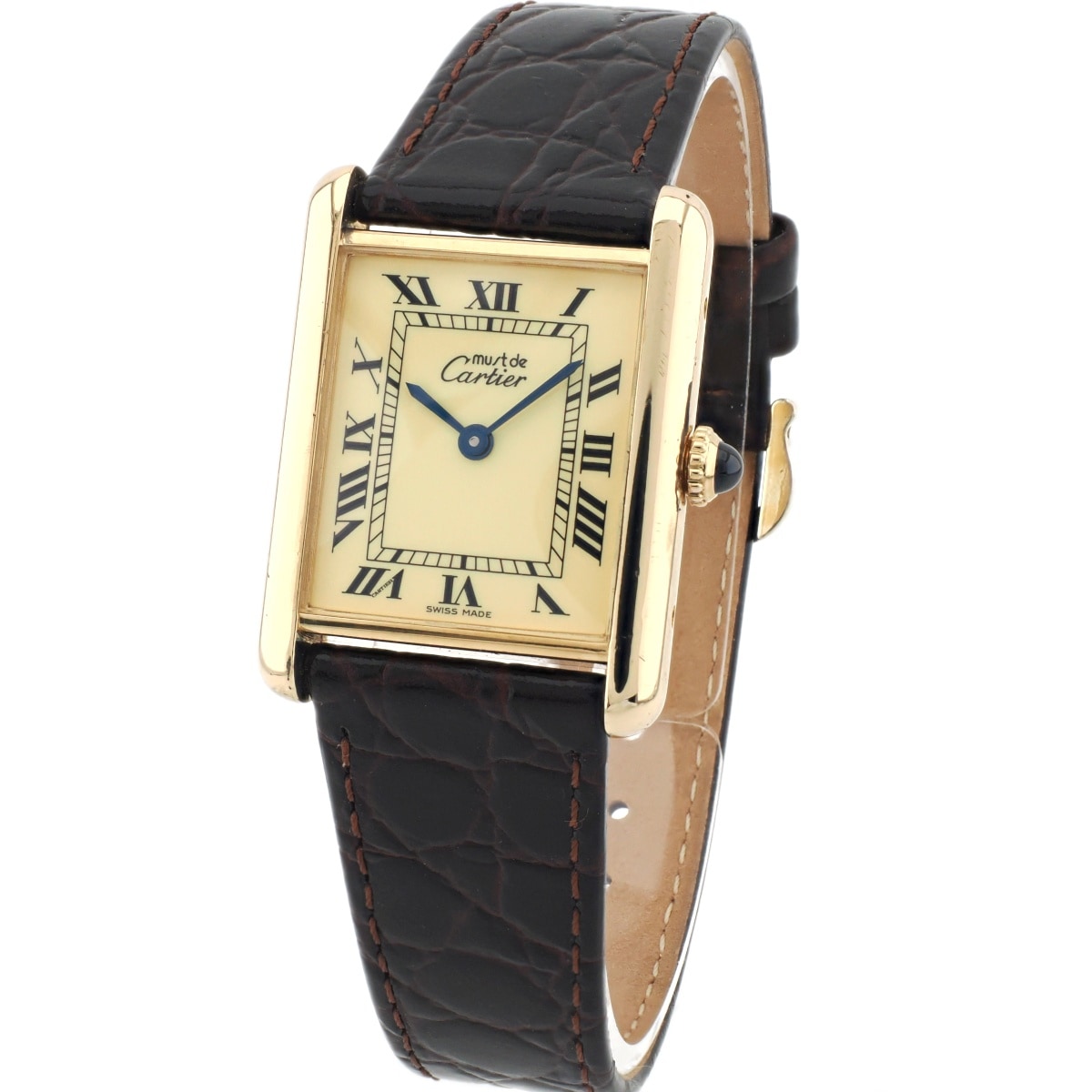 カルティエ マストタンク LM 手巻き 国際永久保証書付き コンプリート