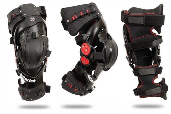 ASTERISK ULTRA CELL 4.0ニーブレース ブラック＜左右セット