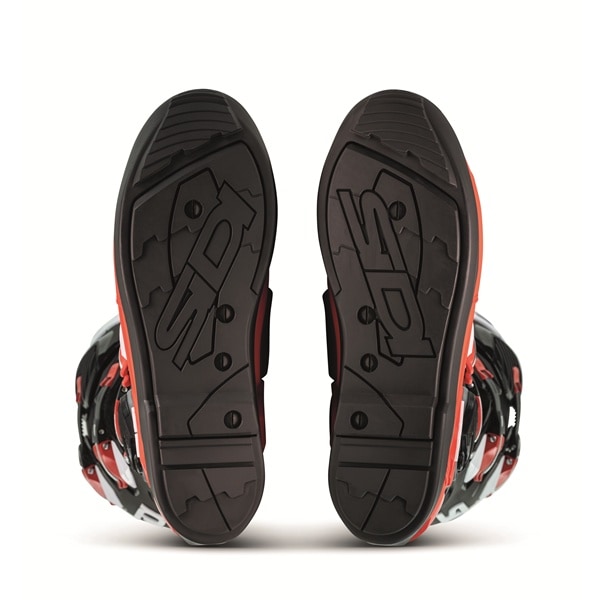 レッド/レッド/ブラック SIDI CROSSFIRE 3 SRS ブーツ 交換式SRSソール