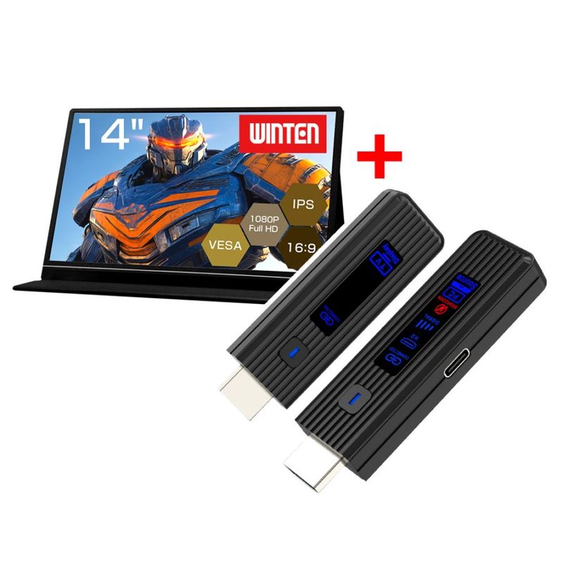 デュアルモニター ゲーミング モニター 15.6インチ 2画面 1080P 高画質