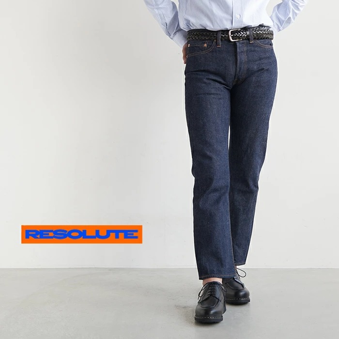 710] RESOLUTE(リゾルト) 710 / テーパードストレートデニム/66モデル