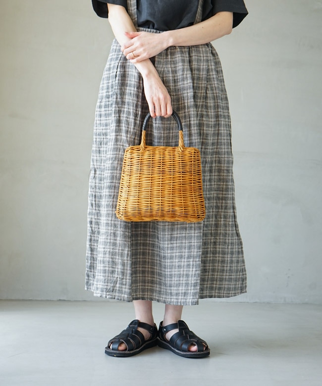 od241-0607]odds(オッズ) shell bag かごバッグ シエルバッグ アラログ