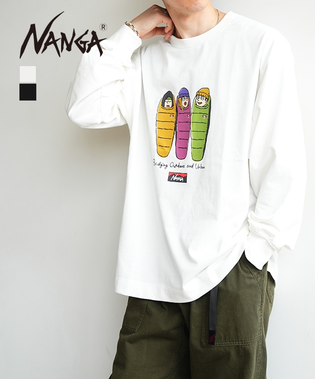 N2530-1L063Z]NANGA(ナンガ) ECO HYBRID L/S TEE/3SLB エコ