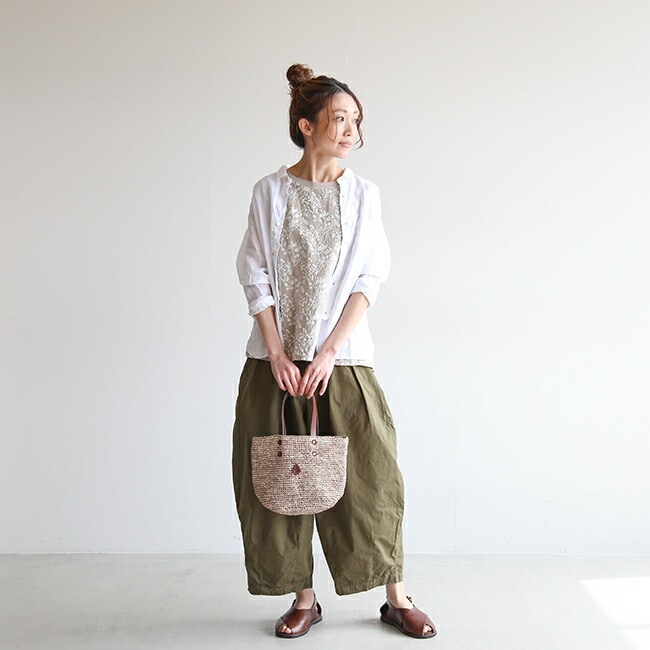 A11905]HARVESTY(ハーベスティ) 別注 クロップドサーカスパンツ