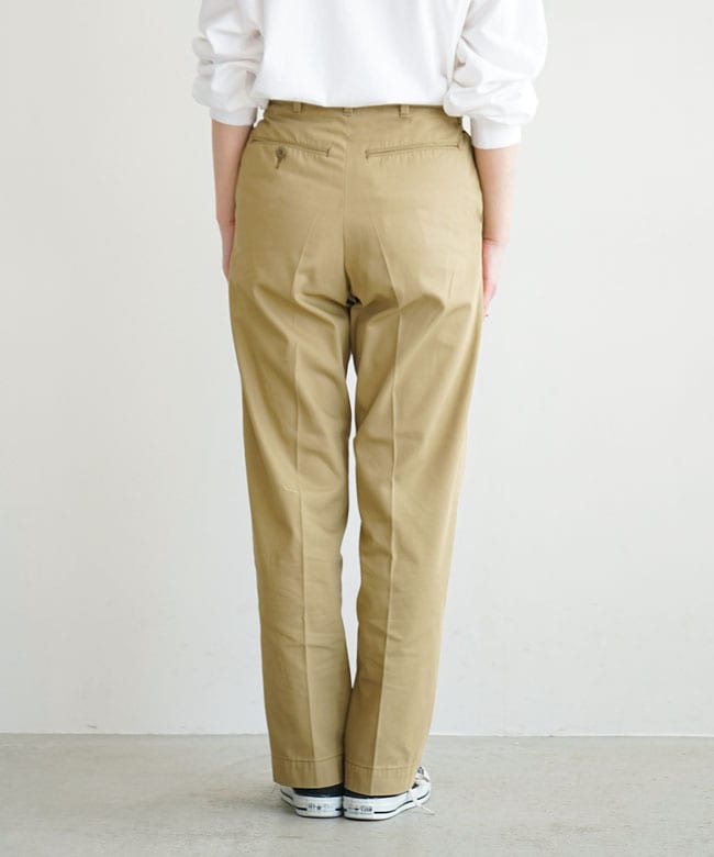 23MMSPA07]THE SHINZONE(ザ シンゾーン)WASHED HIGH WAIST CHINO