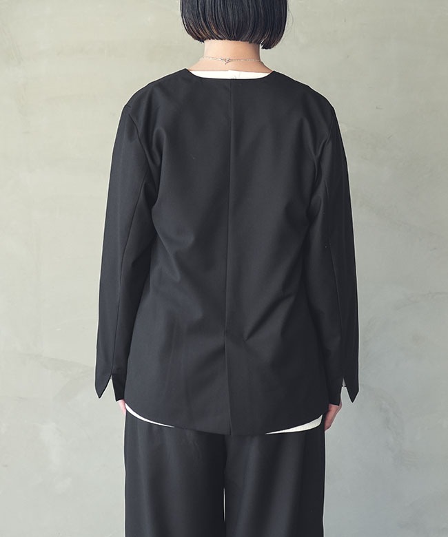 ◇[SMLM-JK]SOLAMONAT LARME(ソラモナラーム) ノーカラージャケット