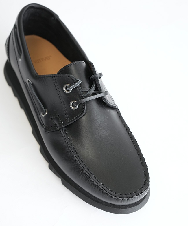 NN-F4604]nonnative(ノンネイティブ) OFFICER DECK SHOES COW LEATHER