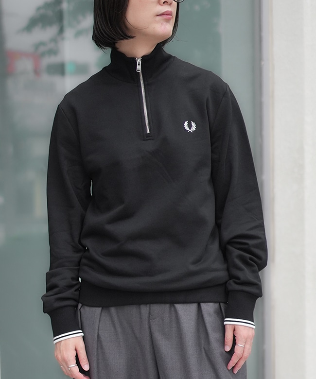 SALE 30%OFF】[M3574]FRED PERRY(フレッドペリー)Half Zip Sweatshirt