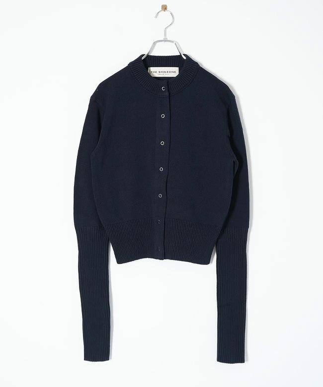 25SMSNI01]THE SHINZONE(ザ・シンゾーン) COTTON LONG RIB CARDIGAN