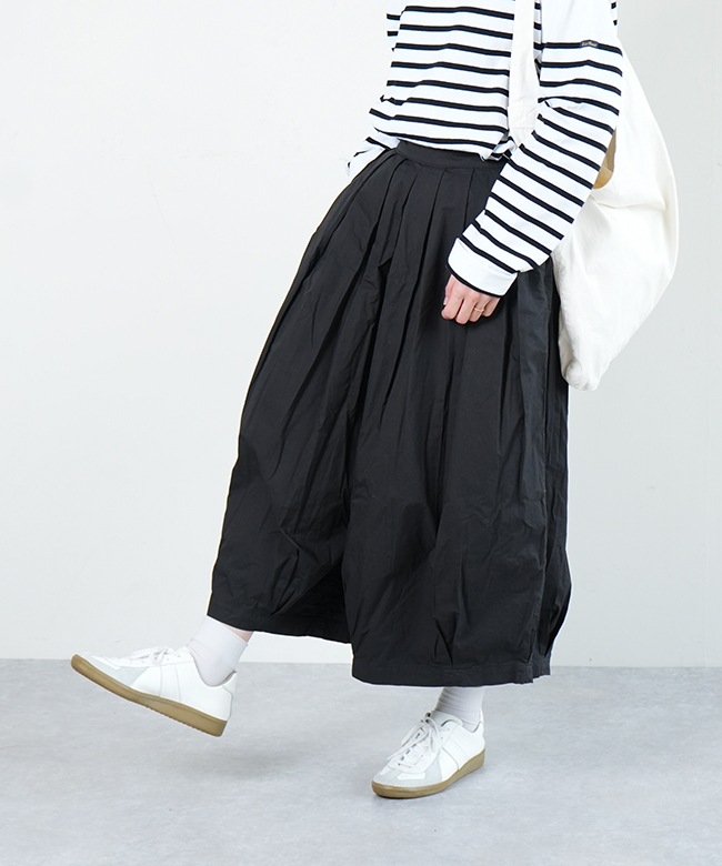 A21609]HARVESTY(ハーベスティ) 40コーマ糸ツイルサーカスキュロット