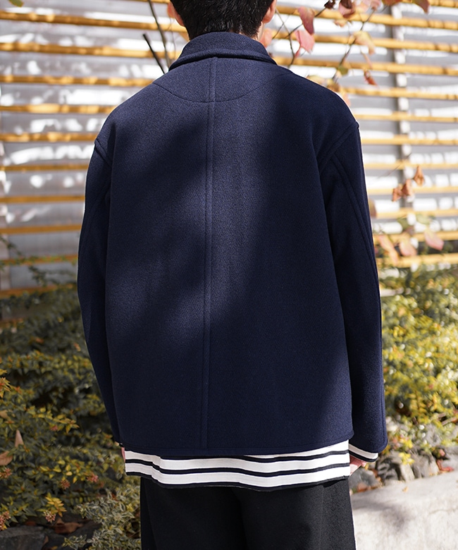 ◇[DT-A0210WLP]DANTON(ダントン) WOOL LIGHT PILE COVERALLS JACKET