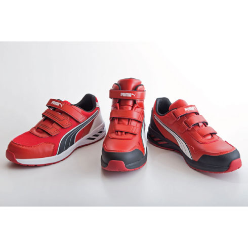 プーマ 安全靴 633530 アスレチックライダー2.0 ホワイト・ミッド 25