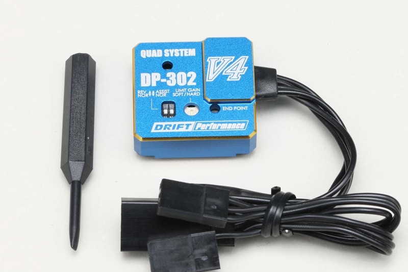 DPP-302V4BL ドリフト用 ステアリングジャイロ DP-302V4 ブルー