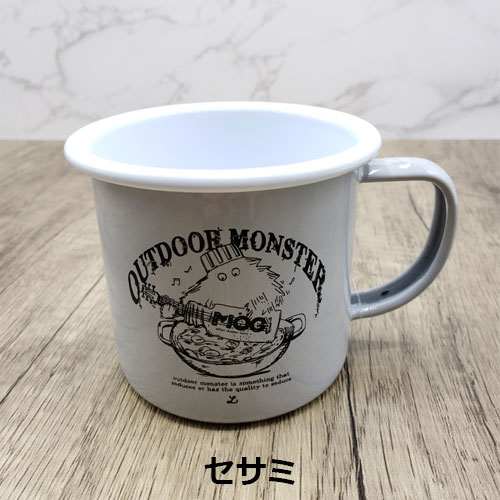 モグ MOG アウトドアモンスター ガーリックボーイホーローマグカップ