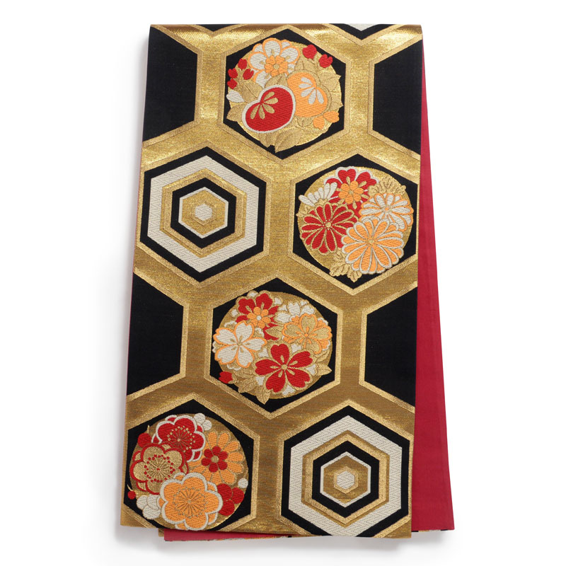 東京レトロ 白 菊牡丹に梅（【振袖・袋帯・長襦袢のセット商品です