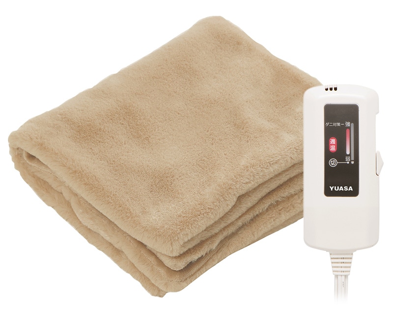 ユアサプライムス.com｜電気ひざ掛け 電気ブランケット 110×70cm YCB