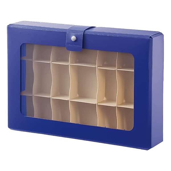 収納 『CUBE FIZZ コレクションケース ネイビー A-698-11』 既製品