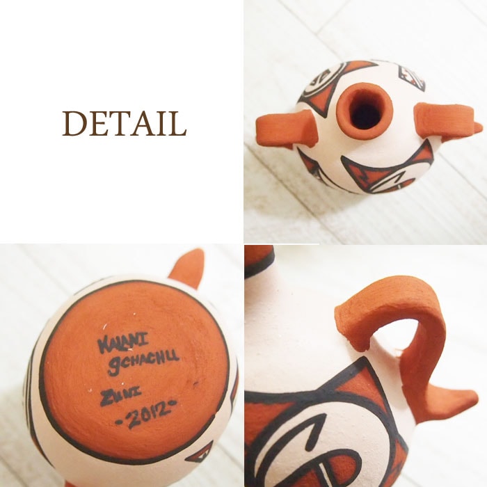 アメリカン インディアン ポタリー 壺Native American indian ZUNI