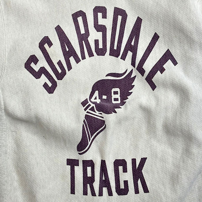 VINTAGE 60's Champion Reverse Weave Wing Foot Print Two Tone Color