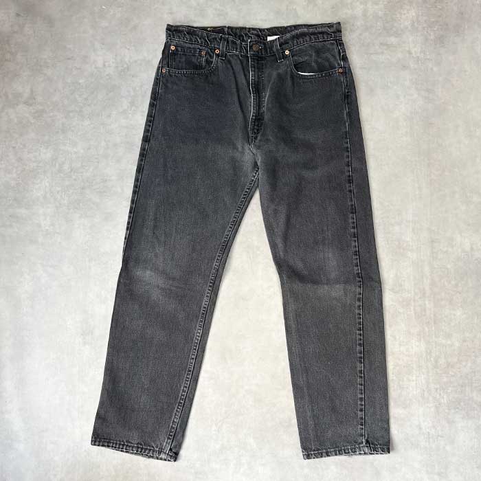 90's Levi's 505-0260 BLACK JEANS MADE IN USA W38L30 90年代