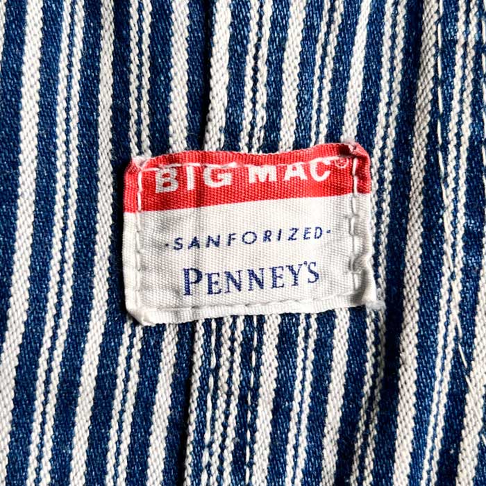 VINTAGE 60'S BIG MAC HICKORY OVERALL Made in USA ヴィンテージ 60