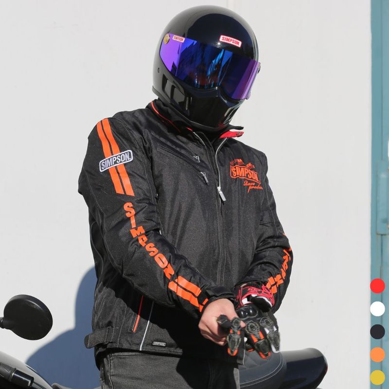 SIMPSON NSW-C02 ライダース ウィンタージャケット 秋冬モデル