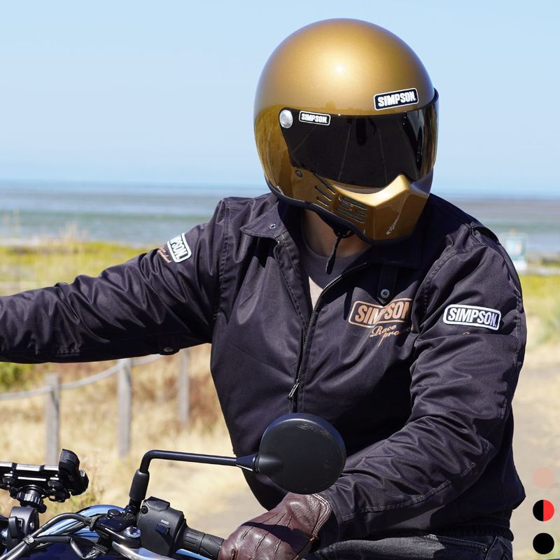 SIMPSON NSM-2202 ライダース メッシュジャケット 春夏モデル