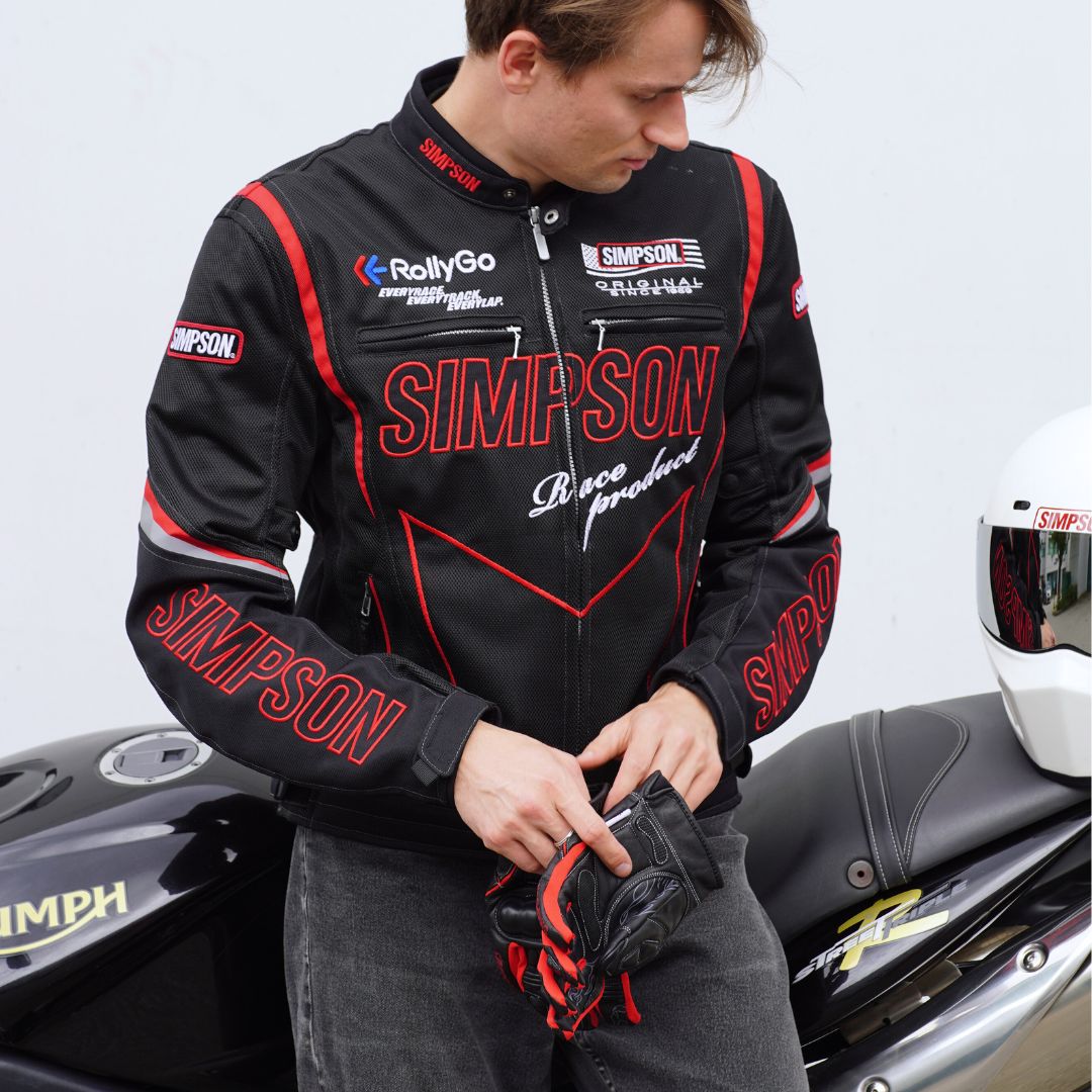 SIMPSON NSM-D01 ライダース メッシュジャケット 春夏モデル | SIMPSON