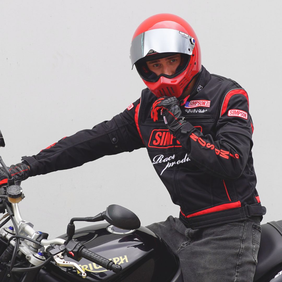 SIMPSON NSM-D02 ライダース メッシュジャケット 春夏モデル | SIMPSON