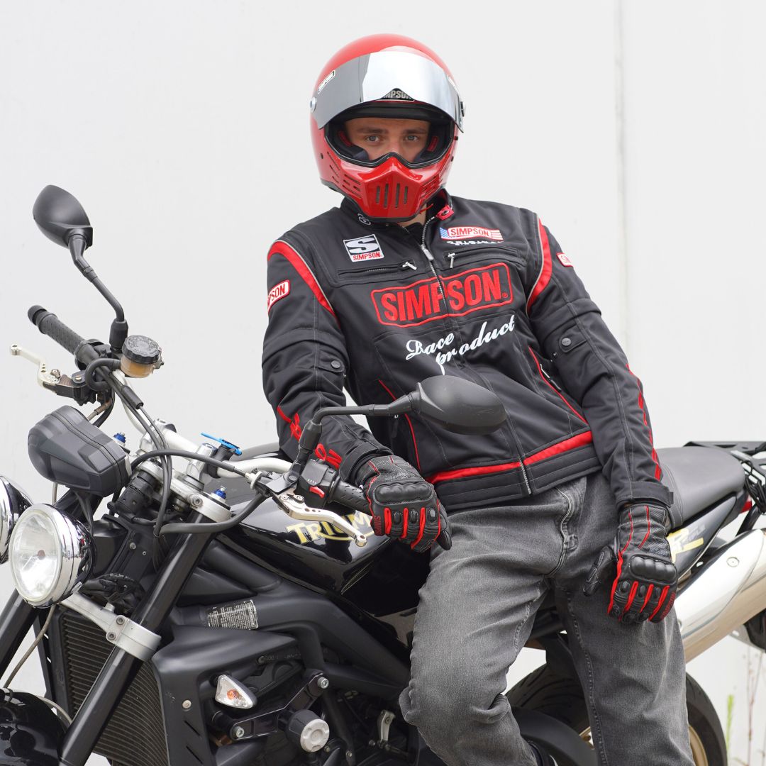 SIMPSON NSM-D02 ライダース メッシュジャケット 春夏モデル | SIMPSON