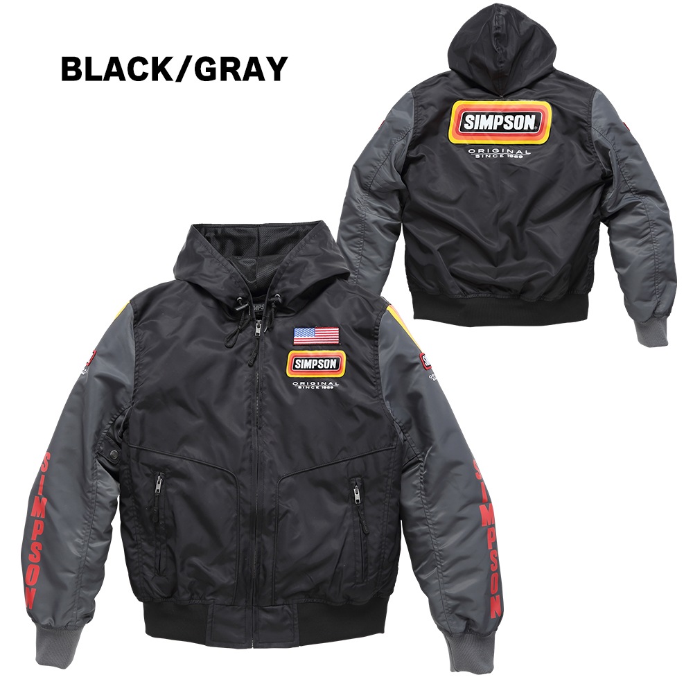 SIMPSON NSM-2206 ヴィンテージロゴフーディー 春夏モデル | SIMPSON