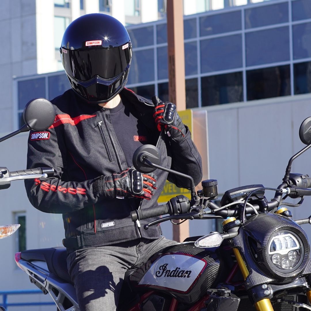 SIMPSON NSW-C02 ライダース ウィンタージャケット 秋冬モデル