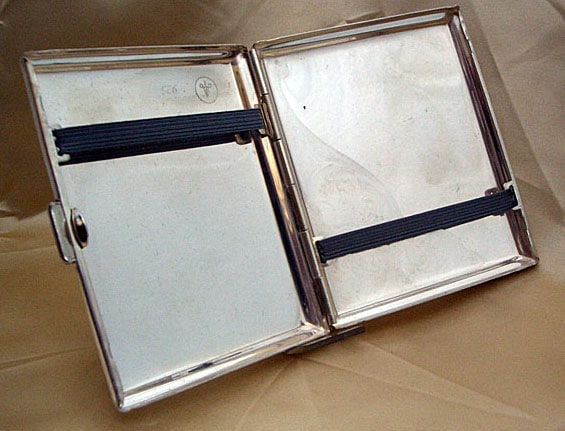 925スターリングシルバーケース 85㎜16本 | ○シガレットケース,金属製