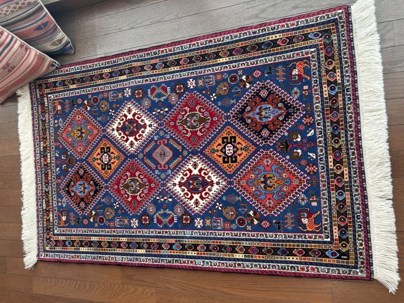 カシュガイウール絨毯 32864【原産地】イラン・カシュガイ[UBRANDCODE