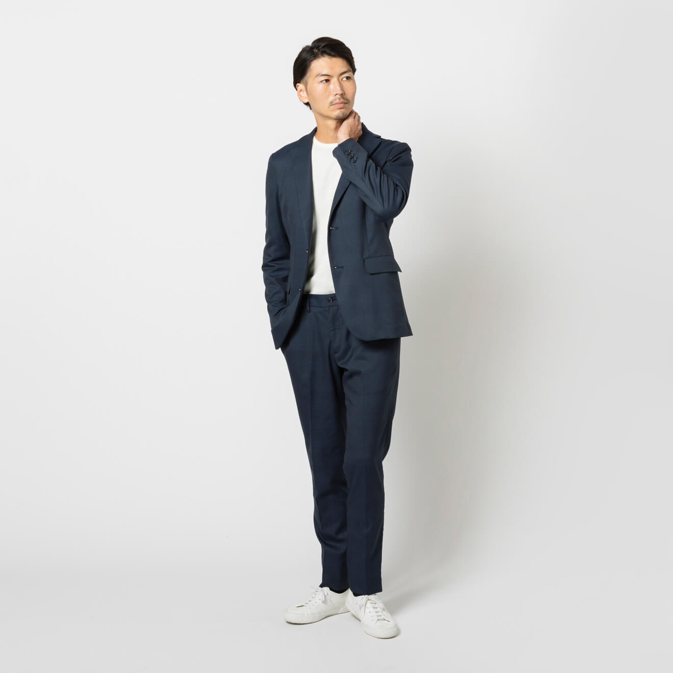 ≪超特価≫ストレッチ/ネイビー/チェック/秋冬/ジャケット | メンズ