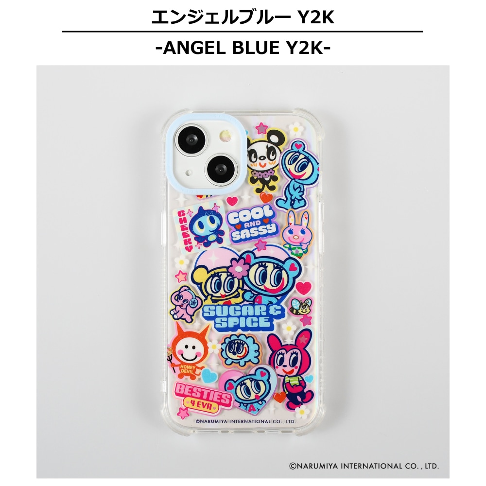 iPhone14/15/16シリーズ用 ケースエンジェルブルー Y2K | iPhone用