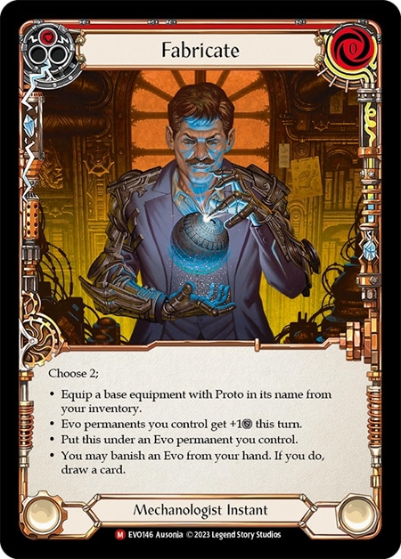EN】《Rainbow Foil》[Mechanologist] Fabricate 「M」〔EVO146