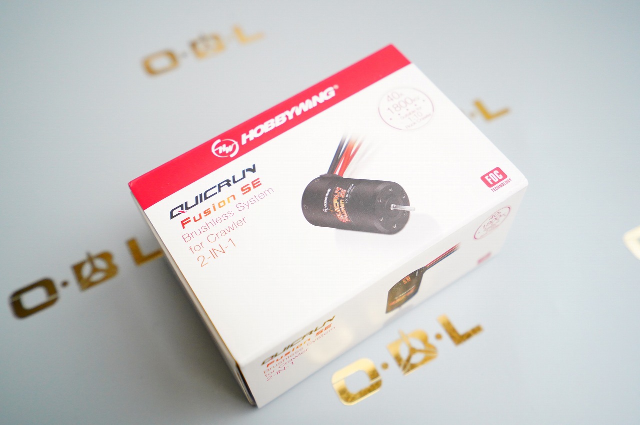 在庫即納 HOBBYWING クローラー向け防塵防水モーター「QuicRun Fusion
