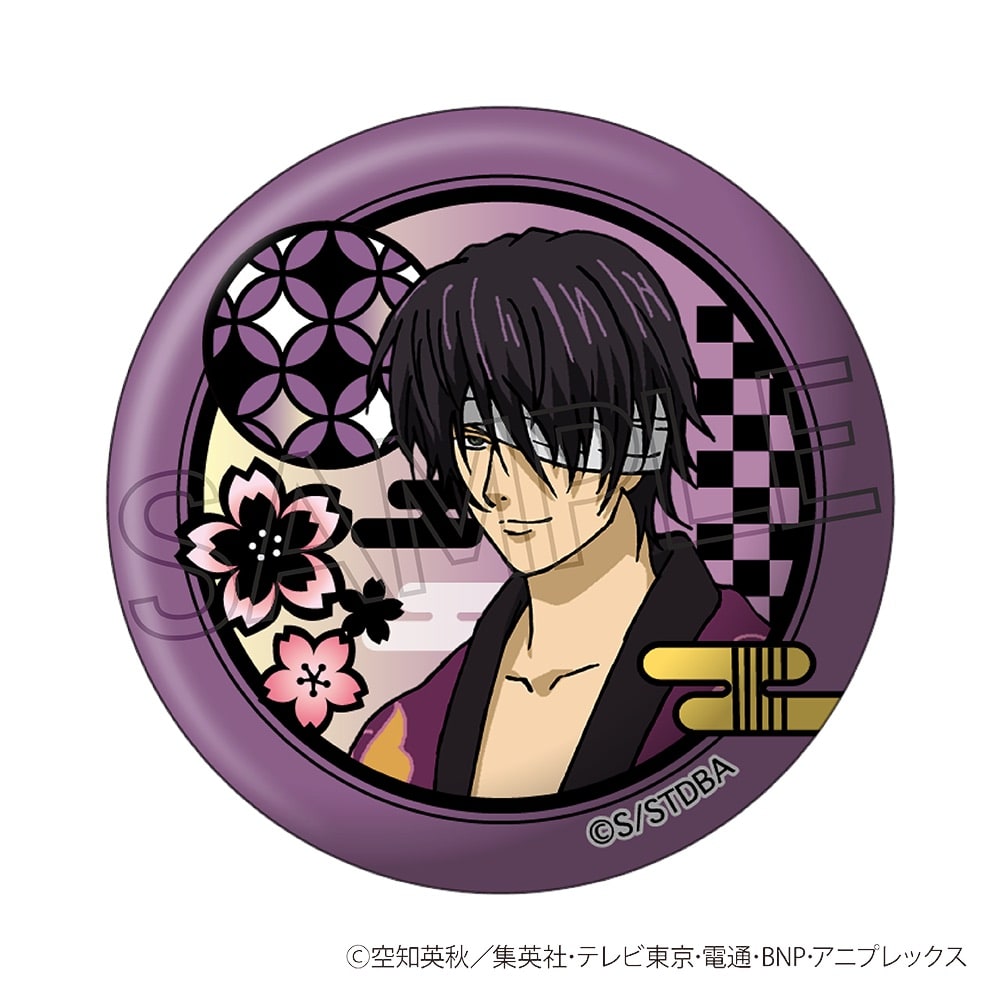 銀魂 性転換篇 J-WORLD 恋の銀魂神社 ハート 缶バッジ 柳生九兵衛 2種