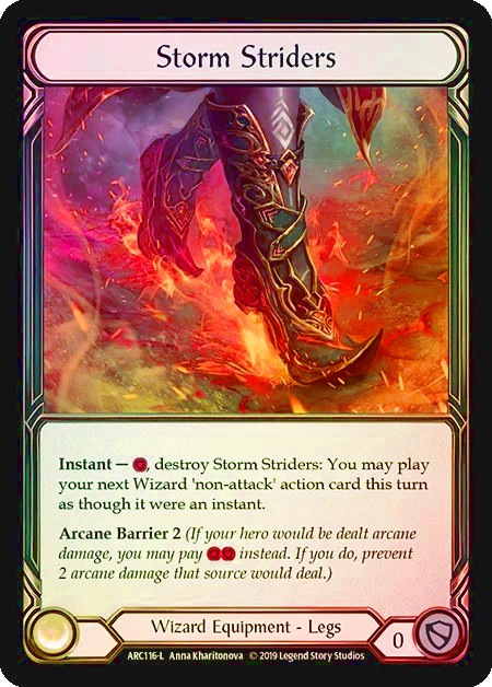 ENG】【Cold Foil】[Wizard] Storm Striders [ARC-1st] | All Items