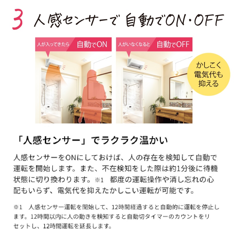 コロナストア限定】【標準工事費込み・延長保証付き】壁掛型遠赤外線