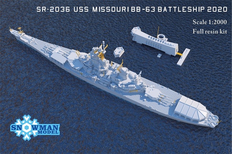 1/2000 アメリカ海軍 BB-63 戦艦ミズーリ（2020年時） の販売 DAMEYA-NET