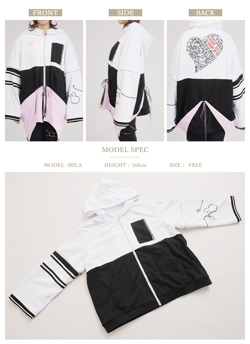 こあられ。さんコラボ 悪魔の羽パーカー ｜ Favorite