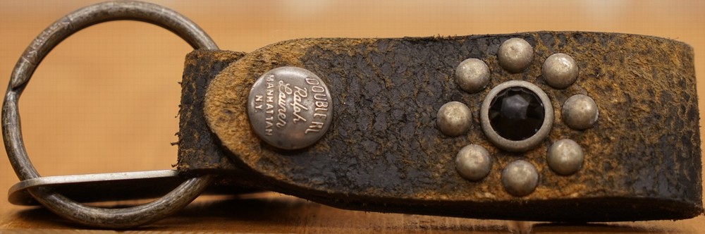 ダブルアールエル) RRL レザー キーホルダー ボトルオープナー付