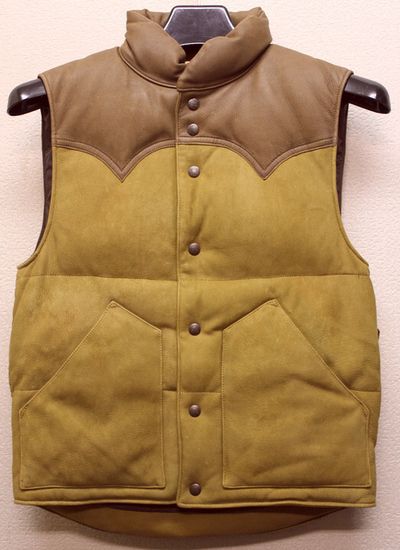 RRL(ダブルアールエル) ディアスキン レザーダウンベスト | RRL