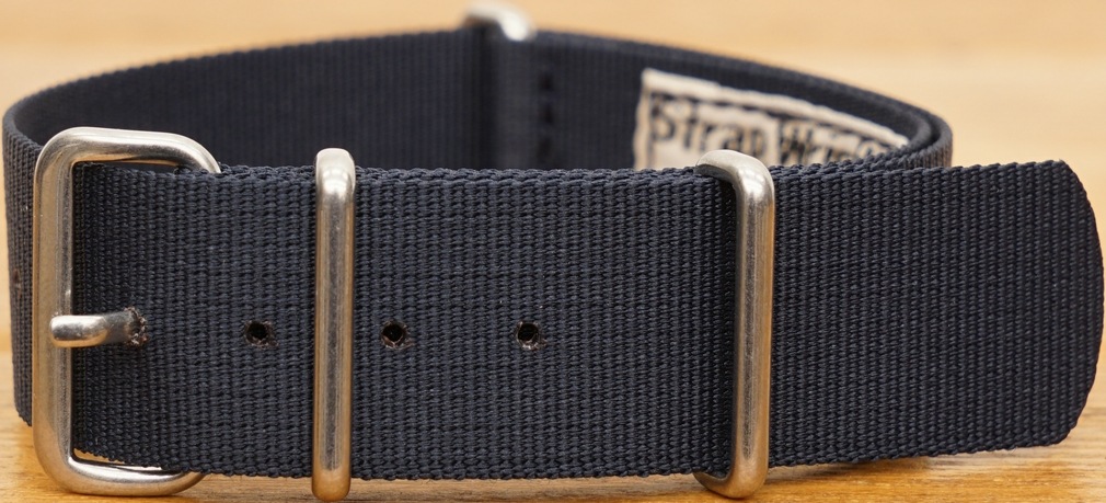 ダブルアールエル) RRL キャンバス ウォッチ ストラップ ネイビー