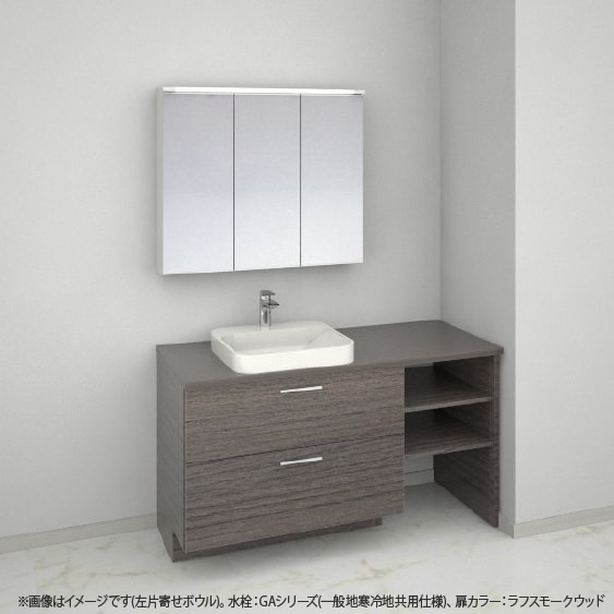 直接引渡し限定！TOTO洗面台の洗面鏡★☆LED照明付き未使用展示品 激安57％オフ!!期間限定3/31までのセール価格】TOTO 洗面化粧台